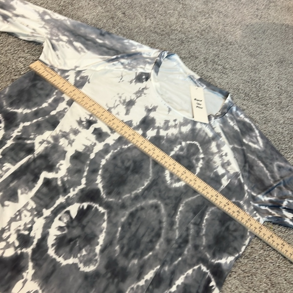Beyond This Plane Women’s Tie Dye Long Sleeve Tunic Blouse Top Dress NEW Large L - Picture 14 of 16